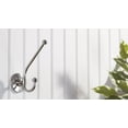 thumbnail image 2 of Richelieu BP91243140 4-1/2" Double Metal Coat Hook - Chrome, 2 of 4