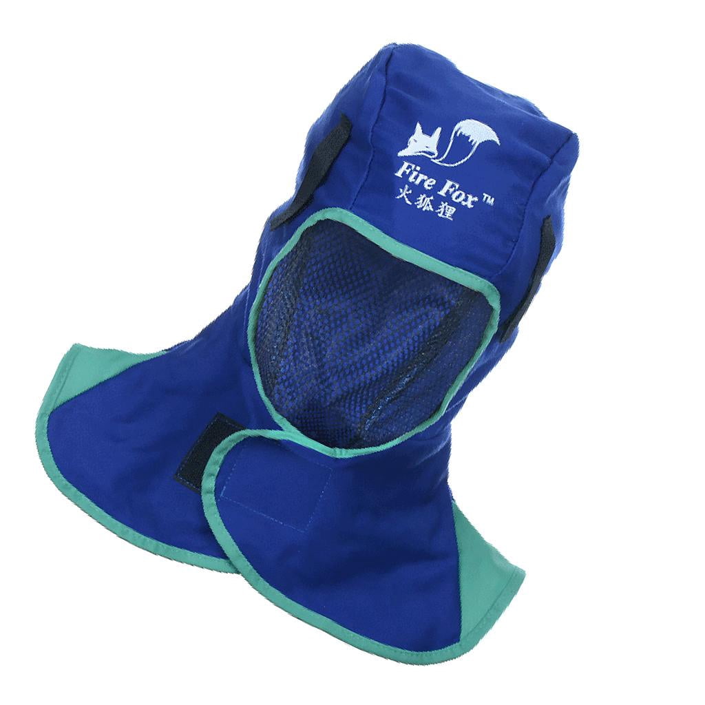 2 Pcs Flame Retardant Welding Neck Head Protective - Blue