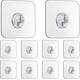 thumbnail image 1 of Magic Hooks, Transparent Self-adhesive , Removable Without Nails Heavy Duty Sticky Hooks For Kitchen, Bathroom, Door Wall,10 Pack Black Gyg8-01, 1 of 5