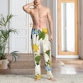 thumbnail image 6 of Lsque Bees Collecting Nectar Print Men's Pajama Pants, Lounge Pant - Comfortable Home Wear,Elastic Waistband, Stylish Design-XX-Large, 6 of 9