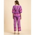 thumbnail image 4 of Moomaya Printed 2 Pcs Coord Set For Women, Cotton Top With Pants For Summers, 4 of 9