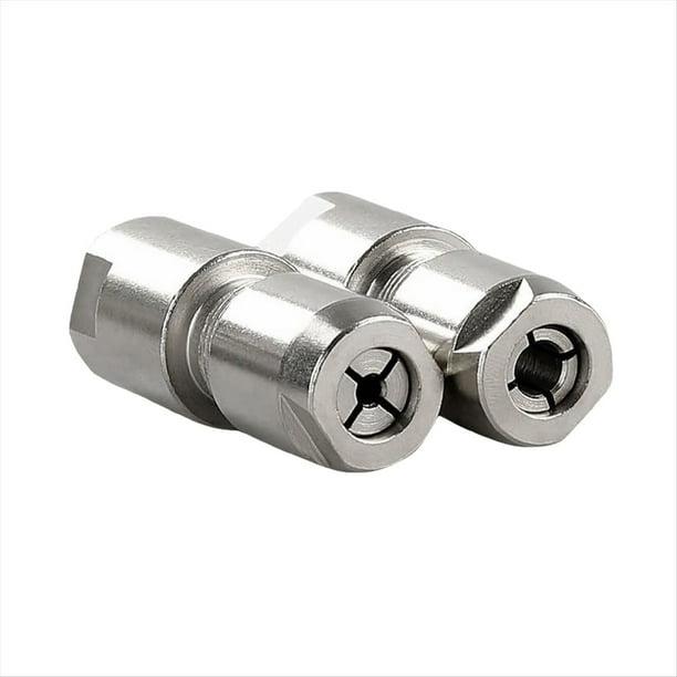Adaptador de Amoladora Angular de 3 mm y 6 mm A Mandril Recto (Eje de 5/8-11) - Esmerilado y Pulido de Metal, Madera y Piedra