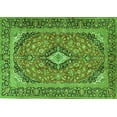 thumbnail image 1 of Ahgly Company Indoor Rectangle Medallion Green Traditional Area Rugs, 6' x 9', 1 of 1
