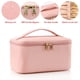 thumbnail image 2 of Bolsa de maquillaje OCHEAL, organizador de viaje, color rosa, de piel impermeable, 2 of 7