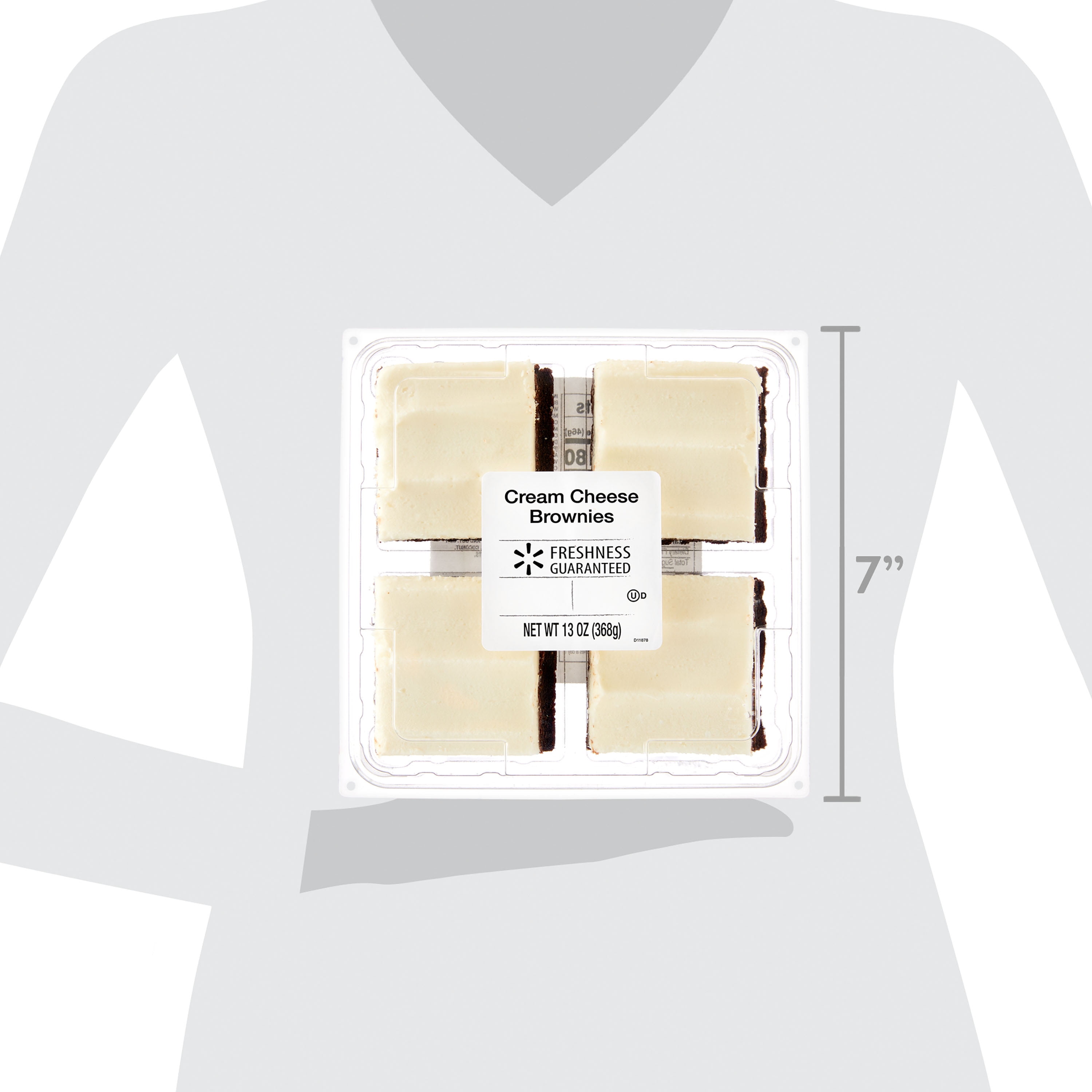 Freshness Guaranteed Cream Cheese Brownies, 13 oz, 4 Count