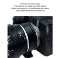 thumbnail image 4 of Mirrorless Camera Lens Mount Adapter, Lens Mount Adapter Aluminum Alloy Metal Electronic Contacts Fast Focusing Speed Widely Compatible  for Accessory, 4 of 7