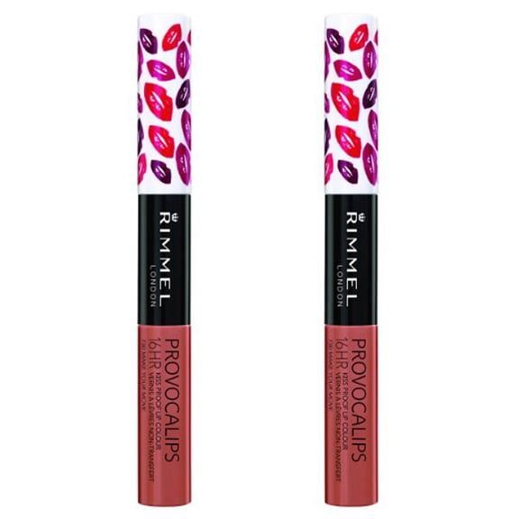 Pack of (2) Rimmel Provocalips 16hr Kissproof Lipstick, Make Your Move 730, 0.14 Fluid Ounce