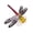 Brown, variant on 1Pc Topwater Dragonfly Fishing Lure, 2.75" 0.2oz Floating Insect Popper Bait, Brown