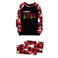 thumbnail image 4 of Penkiiy Family Christmas Pajamas Matching Sets 2024 Cute Couples Pjs Long Sleeve Holiday Jammies Xmas Loungewear Sleevewear 2XL Red, 4 of 6