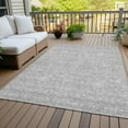 thumbnail image 6 of Addison Rugs Chantille Indoor/Outdoor Transitional Floral Gray Washable Rectangle Rug, 8' x 10', 6 of 6