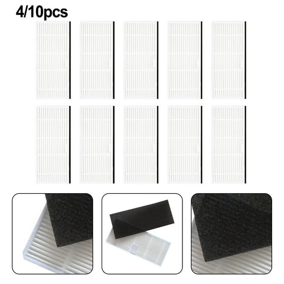 10 Pack 4/10x For IHome IHRV6 IHRV11 High-efficiency Filter Robot Vacuum Parts Laisenwei