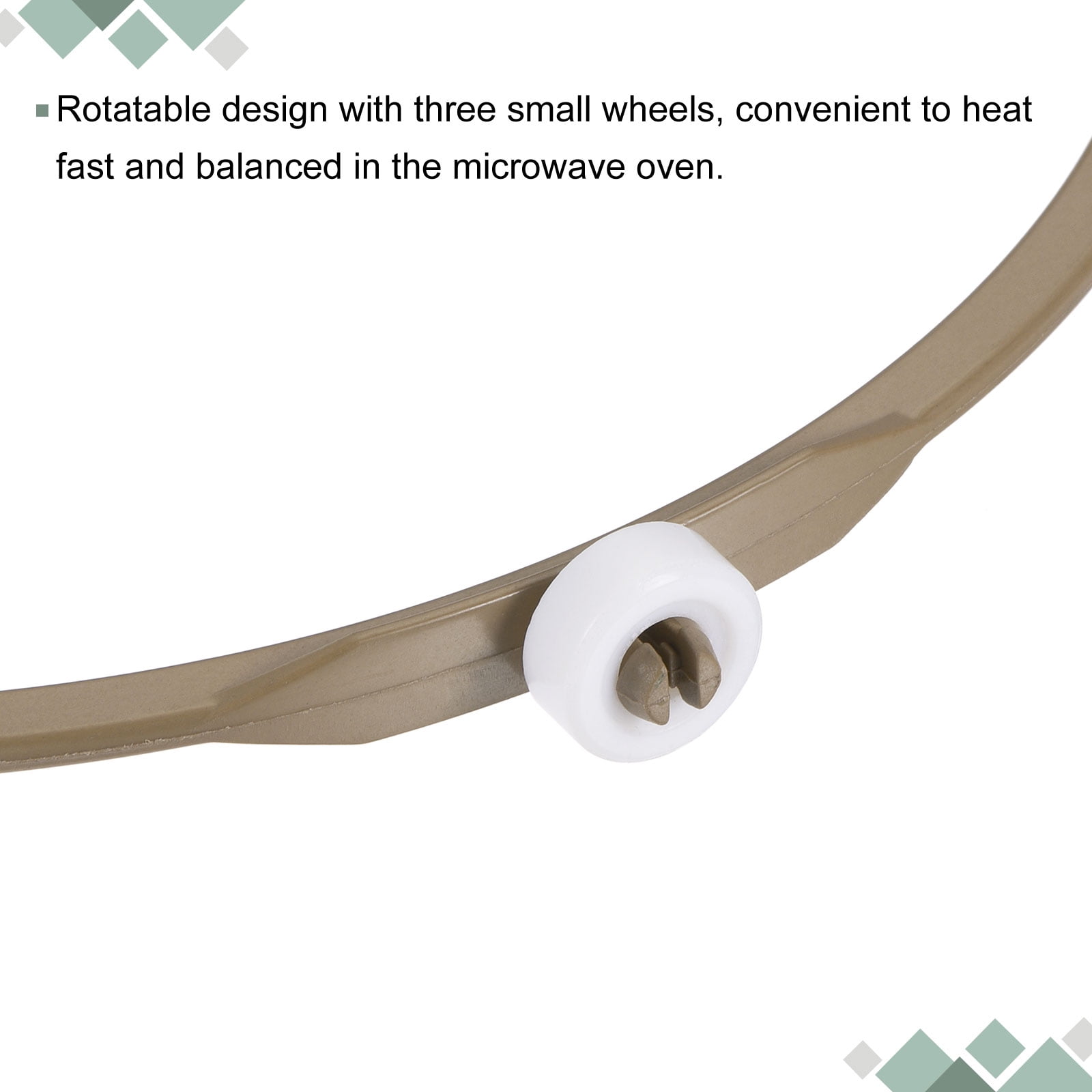 Magnetron Oven Roller Ondersteuning Gids Ring Glas Draaitafel Stand Platte Plaat Houder Met Triple Voor Koken Tool 1445569712