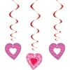 Hanging Heart Valentine's Day Decorations, 3ct