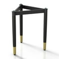 thumbnail image 4 of Mil Solid Wood End Table Base, Black, 4 of 11