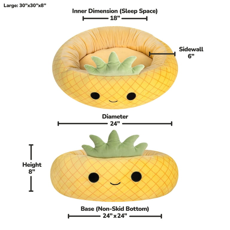Large pineapple cheap dog bed