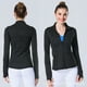 thumbnail image 1 of Chaqueta deportiva para mujer, corte ajustado, elástica, para correr, yoga, fitness, manga larga, 1 of 6