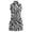 F187-Black, variant on FYDUU Girls Tennis Outfit Casual Dresses Floral Sleeveless Zip Up Dress For Kids Elegant Party A-Line Dress With Stand Collar Sundress 10-11 Years