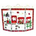 thumbnail image 3 of Christmas ConceptsÂ® Christmas Santa/Snowman Metal Fire Screen - Christmas Decor - Two (Large 63cm Santa), 3 of 6