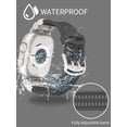 thumbnail image 3 of ANTHOUSE Sport Band Compatible with Apple Watch Ultra Bands 49mm 46mm 45mm 44mm 42mm for Men, Mecha Style Soft Silicone Wristbands Replacement Strap for iWatch Series 10 9 8 7 6 5 SE Ultra, 3 of 7