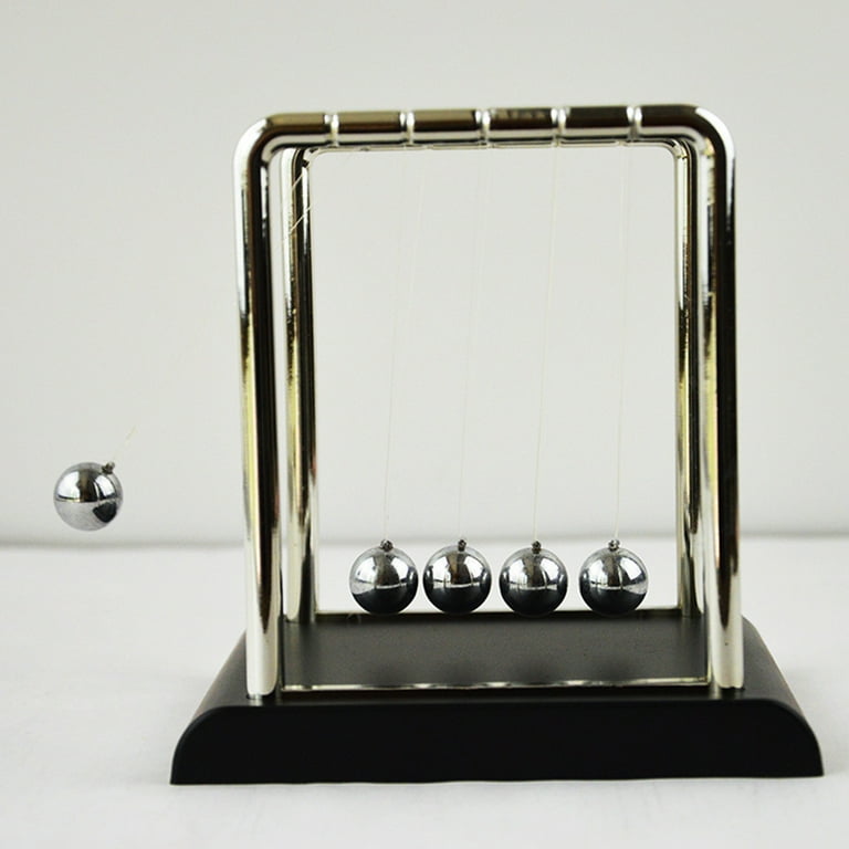 Pendulum Wear resistant Classic Metal Experiment Newton Cradle for High School Physics Demonstrate Newton s Laws with Balance Balls Classic Office