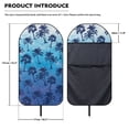 thumbnail image 6 of Uorisanigo Car Seat Towel Cover, Waterproof Blue Palm Trees Towel Seat Protector for Gym Workout, Universal Fit Front Bucket Seat Cover for Cars, SUV, Trucks, Washable & Non-Slip, 6 of 6