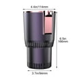 thumbnail image 2 of Car Cup Warmer & Cooler | 2-in-1 Thermoelectric Cooler & Warmer Mug for Car & Home | 12V DC Power | Heats to 65°C & Cools to -3°C | Includes 1 Cup, 2 of 4