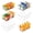 NEW: 6 pack, variant on Sindcom 4 Pack Clear Plastic Food Storage Organizer Bins, Multi-Compartment Pantry & Kitchen Drawer Organizer for Spice Packets, Tea Bags, Snacks - Versatile for Fridge & Cabinet