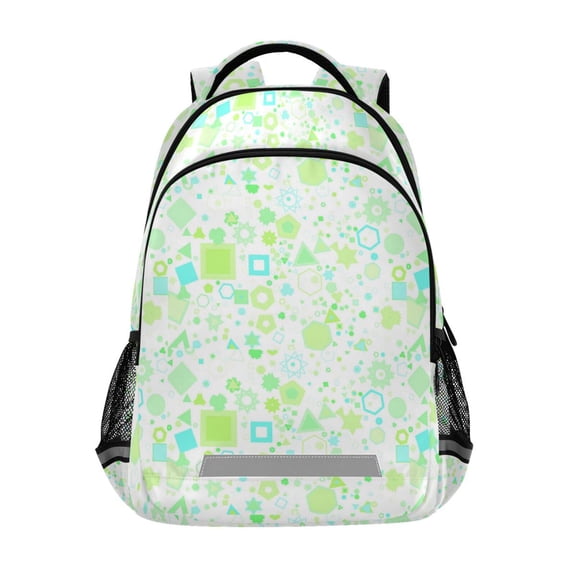 Abstract pastel shape pattern Backpack for ersonalized 16 Inch Backpack Middle Bookbag for Back to Gift