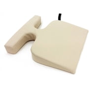 Royal Massage T-Wedge Cushion - Feminine Breast Bolster Pillow for Massage Therapy (Cream) 21" x 18" x 3.25" Cream