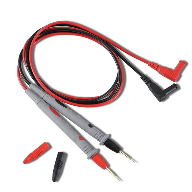 Eigraketly 1 par de multímetro Pin de prueba electricista 10A Cable de extensión pluma sonda medidor probador aguja medición profesional Artesanía ohne Klipp