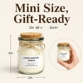 thumbnail image 2 of Handmade Aromatherapy Candle in Mini Pudding Jar – Romantic Wedding Gift & Cozy Home Decor with Natural Soy Wax, Perfect for Celebrations and Special Occasions, 2 of 5
