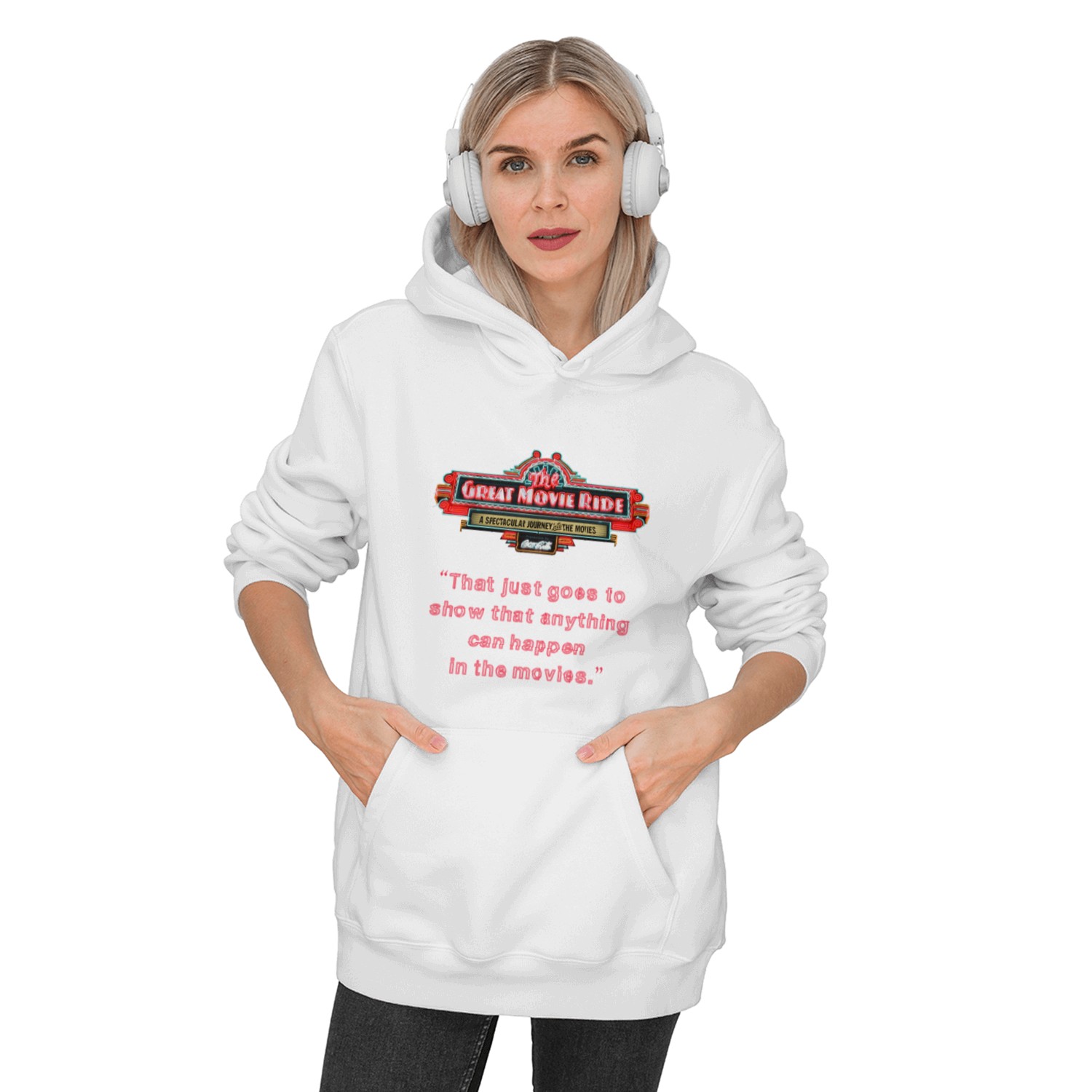 The Great Movie Ride Hoodie Trending Unisex Cotton Hoodie Walmart