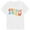 White, variant on WOYY Toddler Girls Letter Print Short Sleeve T Shirt Casual Active Tee Shirt, Sizes 1-13