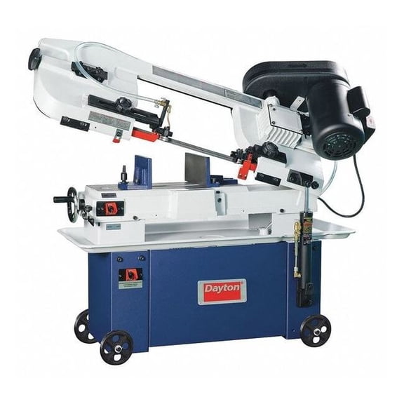 Band Saw, 7" x 11-3/4" Rectangle, 7" Round, 7 in Square, 120/240V AC V, 1 hp HP