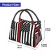 thumbnail image 2 of Disketp Firefighters USA Flag Bolsa Térmica Estampada, Bolsa Térmica Aislante para Almuerzo, Playa y Campamento, 2 of 6