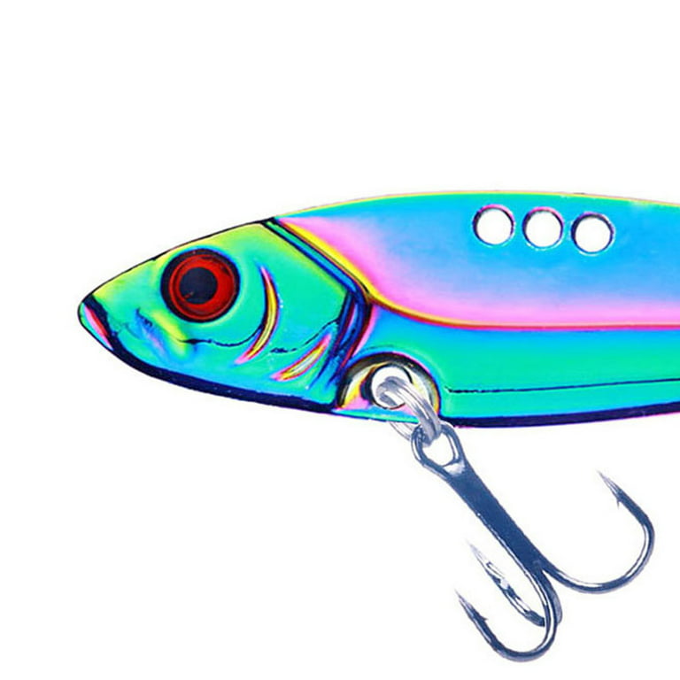 UDIYO Fishing Lure Baits Sharp Double Hooks Simulation 3D Fisheye  Professional Angle Fishing Colorful Saltwater Bass Fishing VIB Bait Metal  Hard Bait