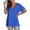t shirts 93#Blue, variant on oqasdz Women's T Shirts V Neck Short Sleeve Solid Color Side Slit Loose Soft Breathable Tee Top for Daily Homewear Casual Summer Tshirt