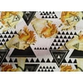 thumbnail image 4 of oneOone Cotton Poplin Yellow Fabric Triangle Fabric For Sewing Printed Craft Fabric By The Yard 56 Inch Wide, 4 of 4