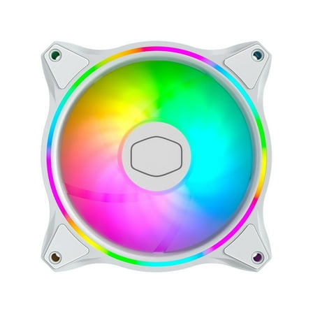 COOLER MASTER MasterFan MF120 Halo White Edition MFL-B2DW-18NPA-R1 Addressable RGB LED Case Fan