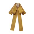 thumbnail image 4 of Broche de cinta de corbata de lazo, broche de collar de cuello de damas de moda, decoración de corbata de cuello elegante para blusa, camisa, traje, amarillo, 4 of 8