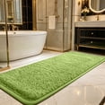 thumbnail image 4 of Luxury Bathroom Rug Shaggy Bath Mat 16 x 48 Inch, Washable Non Slip Bath Rugs for Bathroom Shower, Soft Plush Chenille Absorbent Carpets Mats, 4 of 7