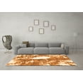 thumbnail image 3 of Ahgly Company Indoor Rectangle Abstract Orange Modern Area Rugs, 5' x 7', 3 of 4
