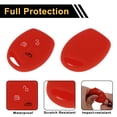 thumbnail image 4 of Unique Bargains Red TPU Silicone Car Key Case for Ford Courier  - 3 Buttons Remote Control Key Fob Case, 4 of 6