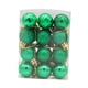 thumbnail image 5 of 24 bolas navideñas irrompibles de 3 cm para árbol de Navidad Verde, 5 of 9