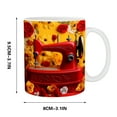 thumbnail image 3 of Fiudx Taza de Máquina de Coser Floral, Divertida Taza de Café, Regalo para Amantes de La Costura, Taza Decorativa para El Hogar, La Oficina, La Cocina, Apta para Microondas y Lavavajillas, Cerámica d, 3 of 5