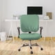 thumbnail image 3 of 2 fundas de asiento de oficina lavables para silla de ordenador giratoria conjunto verde, 3 of 9