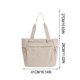 thumbnail image 3 of Bolso tote de nailon para mujer, bolso de hombro de gran capacidad | Bolso de mano impermeable para el día a día | Ideal para estudiantes, oficina, escuela y viajes., 3 of 5