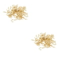thumbnail image 4 of Kenally 100 Uds. Gancho de copa de techo de acero chapado en latón, gancho de tornillo, gancho para ropa, accesorios de suspensión de techo para el No.02 2piezas Kenally CBP033669, 4 of 5