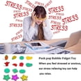 thumbnail image 2 of Push Pop Bubble Sensory Fidget Toy, Autism Special Needs Stress Reliever, Actualizado Silicone Stress Reliever Toy, Squeeze Sensory Toy o Niños Adultos Restaurar Emociones Anti-Ansiedad Herramientas Xemadio WMZL-848-4, 2 of 8