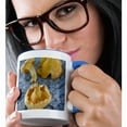 thumbnail image 2 of 3drose, Mushrooms, Chanterelles, Fungi - Eu16 Nto0478 - Nico Tondini, 11oz Two-tone Blue Mug, 2 of 6